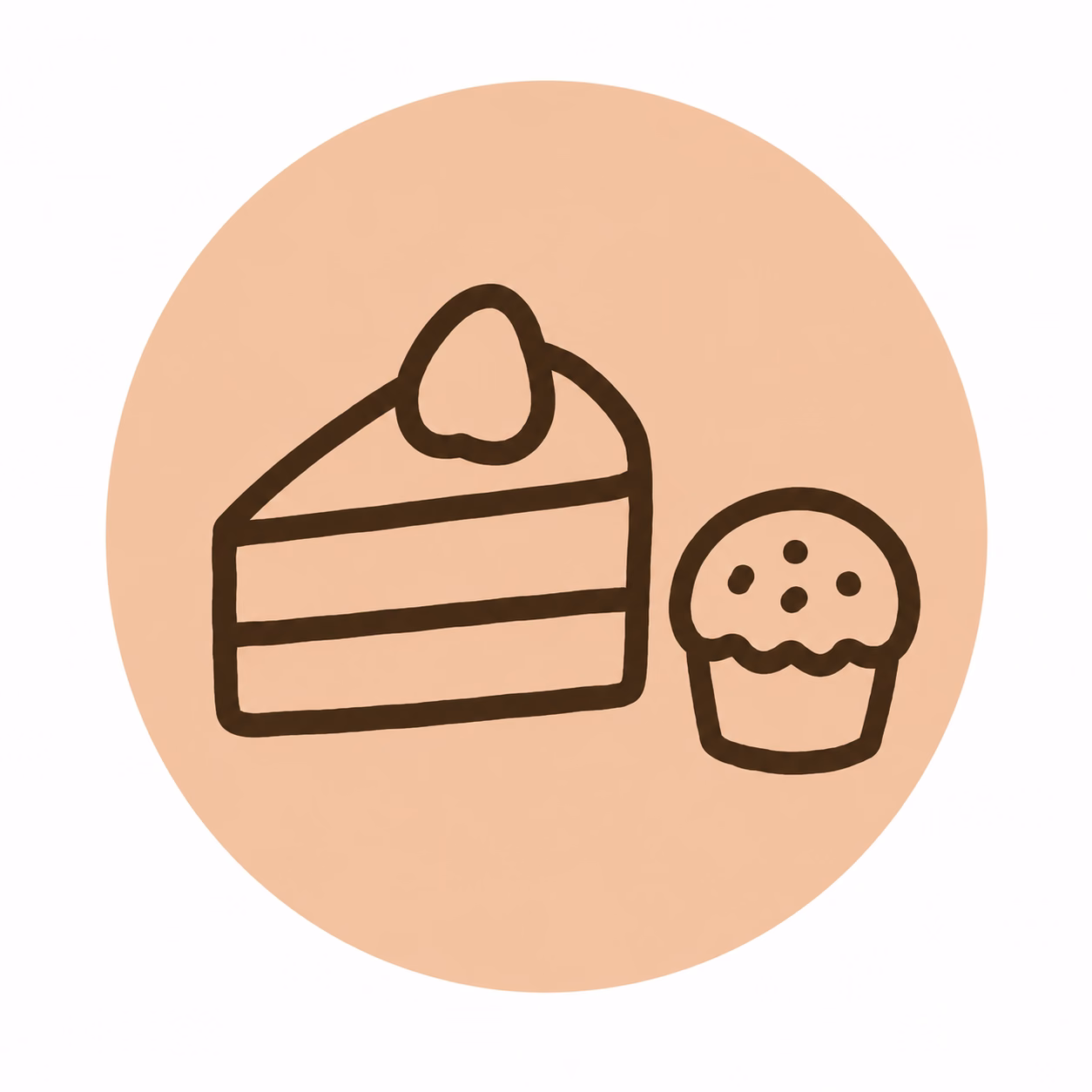 菓子・ケーキのイラスト